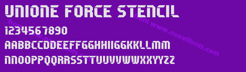 Unione Force StencilPreview Unione Force StencilPreview