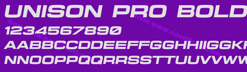 Unison Pro Bold ItalicPreview Unison Pro Bold ItalicPreview