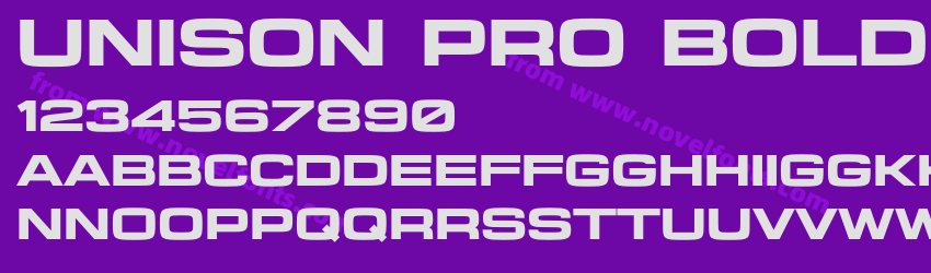 Unison Pro BoldPreview Unison Pro BoldPreview