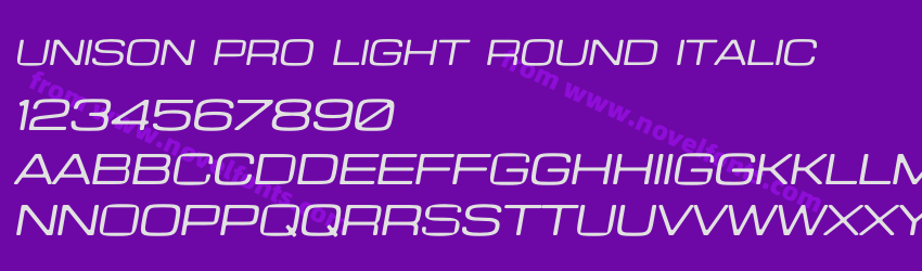 Unison Pro Light Round ItalicPreview Unison Pro Light Round ItalicPreview