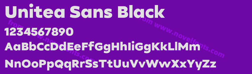 Unitea Sans BlackPreview Unitea Sans BlackPreview
