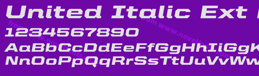 United Italic Ext BlackPreview United Italic Ext BlackPreview