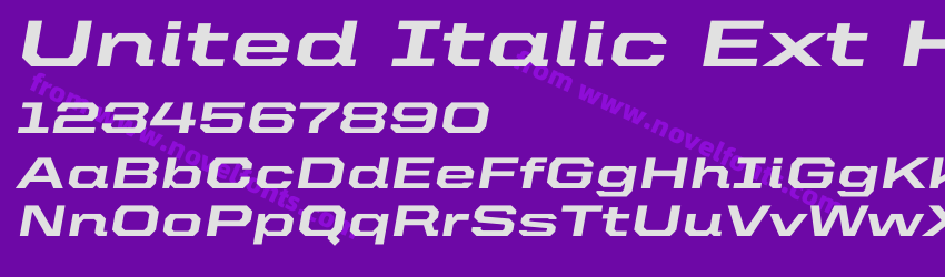 United Italic Ext HeavyPreview United Italic Ext HeavyPreview