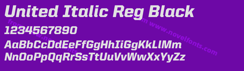 United Italic Reg BlackPreview United Italic Reg BlackPreview
