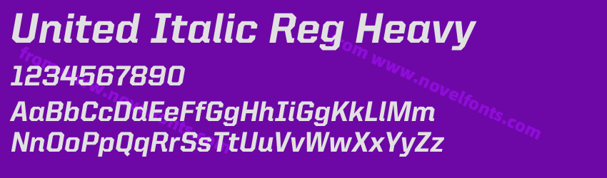 United Italic Reg HeavyPreview United Italic Reg HeavyPreview