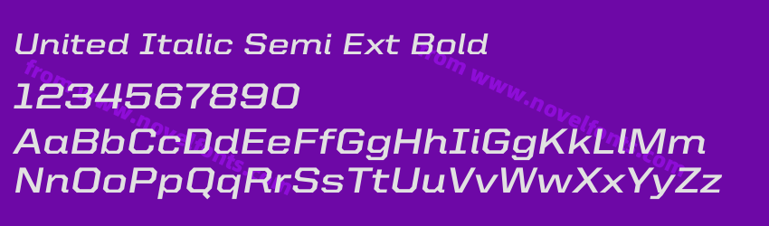 United Italic Semi Ext BoldPreview United Italic Semi Ext BoldPreview