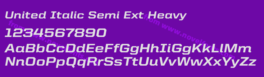 United Italic Semi Ext HeavyPreview United Italic Semi Ext HeavyPreview