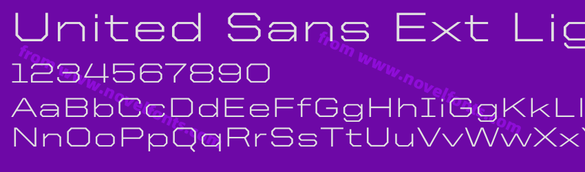 United Sans Ext LightPreview United Sans Ext LightPreview
