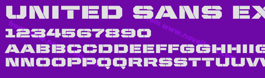United Sans Ext StencilPreview United Sans Ext StencilPreview