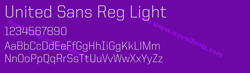 United Sans Reg LightPreview United Sans Reg LightPreview