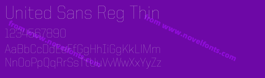 United Sans Reg ThinPreview United Sans Reg ThinPreview