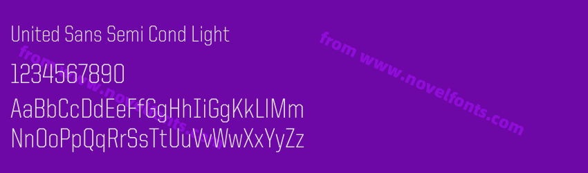 United Sans Semi Cond LightPreview United Sans Semi Cond LightPreview