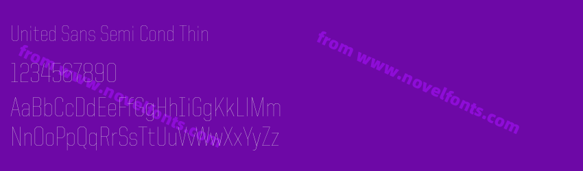 United Sans Semi Cond ThinPreview United Sans Semi Cond ThinPreview