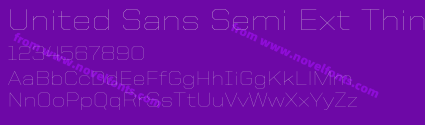United Sans Semi Ext ThinPreview United Sans Semi Ext ThinPreview