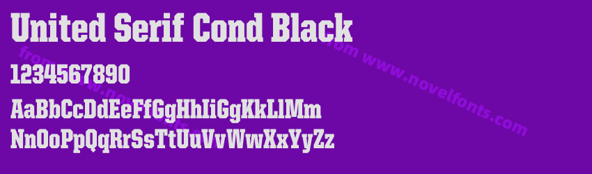 United Serif Cond BlackPreview United Serif Cond BlackPreview