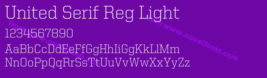 United Serif Reg LightPreview United Serif Reg LightPreview