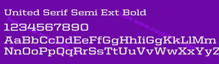 United Serif Semi Ext BoldPreview United Serif Semi Ext BoldPreview