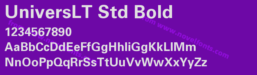 UniversLT Std BoldPreview UniversLT Std BoldPreview