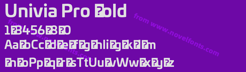 Univia Pro BoldPreview Univia Pro BoldPreview