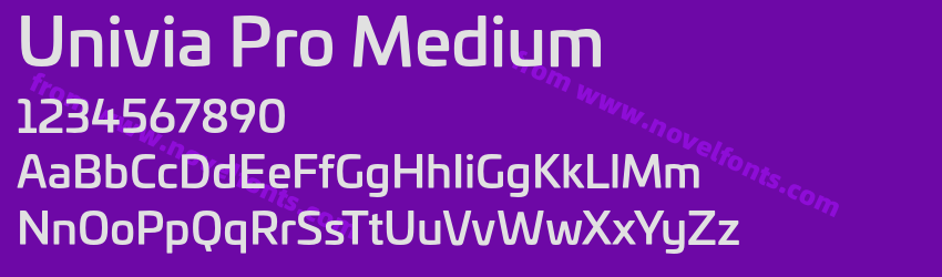 Univia Pro MediumPreview Univia Pro MediumPreview