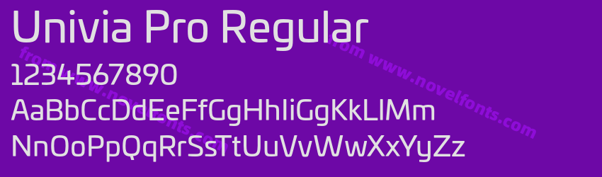 Univia Pro RegularPreview Univia Pro RegularPreview
