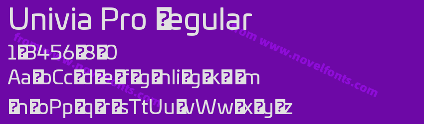 Univia Pro RegularPreview Univia Pro RegularPreview