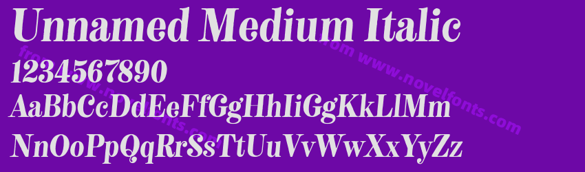 Unnamed Medium ItalicPreview Unnamed Medium ItalicPreview