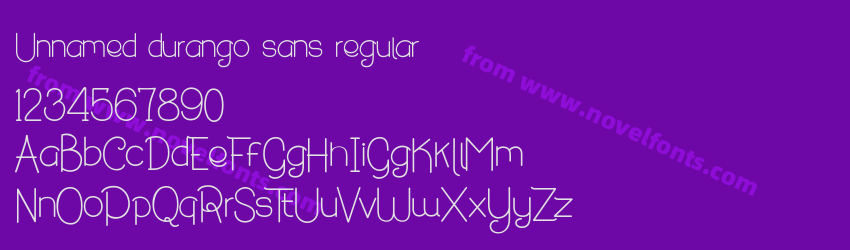 Unnamed durango sans regularPreview Unnamed durango sans regularPreview
