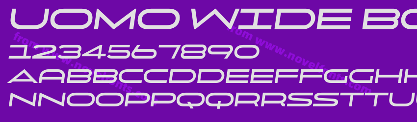 Uomo Wide Bold ItalicPreview Uomo Wide Bold ItalicPreview