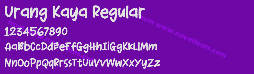Urang Kaya RegularPreview Urang Kaya RegularPreview