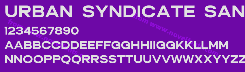 Urban Syndicate Sans DEMOPreview Urban Syndicate Sans DEMOPreview