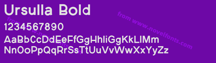 Ursulla BoldPreview Ursulla BoldPreview