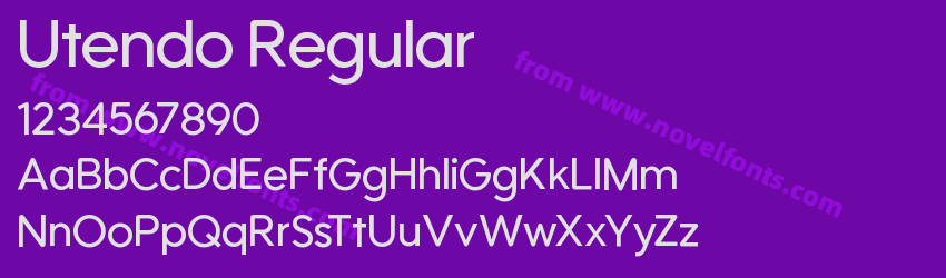Utendo RegularPreview Utendo RegularPreview