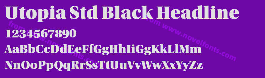 Utopia Std Black HeadlinePreview Utopia Std Black HeadlinePreview