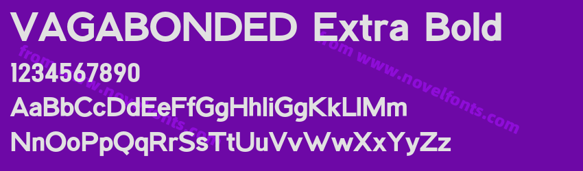 VAGABONDED Extra BoldPreview VAGABONDED Extra BoldPreview