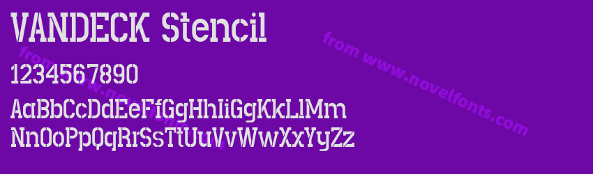 VANDECK StencilPreview VANDECK StencilPreview