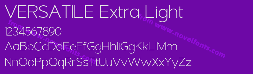 VERSATILE Extra LightPreview VERSATILE Extra LightPreview