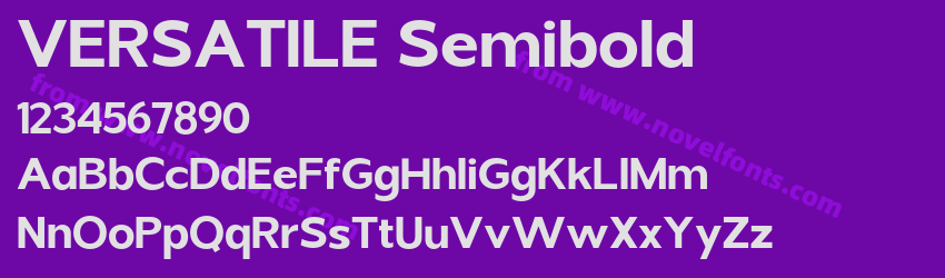 VERSATILE SemiboldPreview VERSATILE SemiboldPreview