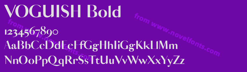 VOGUISH BoldPreview VOGUISH BoldPreview