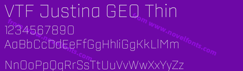 VTF Justina GEO ThinPreview VTF Justina GEO ThinPreview