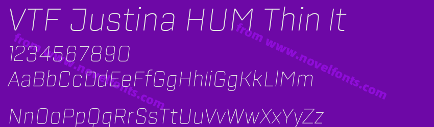 VTF Justina HUM Thin ItPreview VTF Justina HUM Thin ItPreview