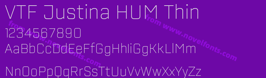 VTF Justina HUM ThinPreview