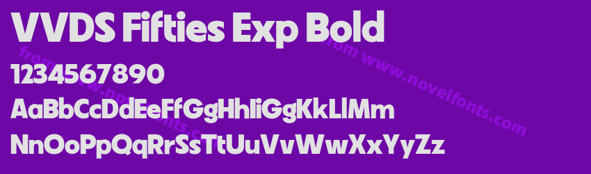 VVDS Fifties Exp BoldPreview VVDS Fifties Exp BoldPreview