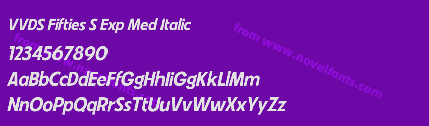 VVDS Fifties S Exp Med ItalicPreview VVDS Fifties S Exp Med ItalicPreview