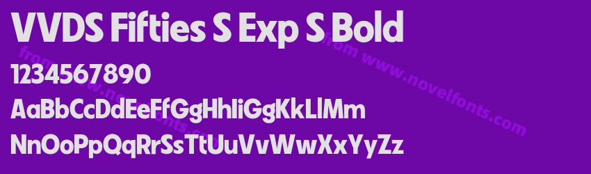 VVDS Fifties S Exp S BoldPreview VVDS Fifties S Exp S BoldPreview