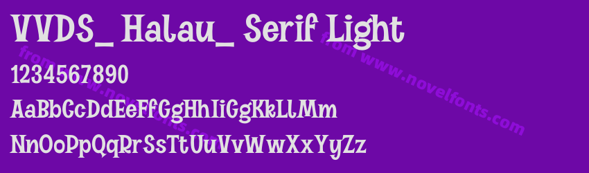 VVDS_ Halau_ Serif LightPreview VVDS_ Halau_ Serif LightPreview