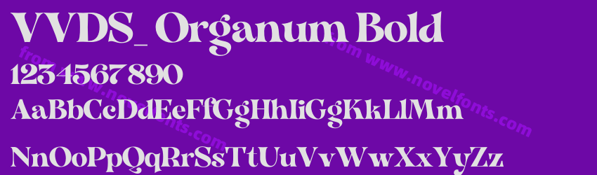 VVDS_ Organum BoldPreview VVDS_ Organum BoldPreview