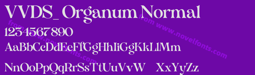 VVDS_ Organum NormalPreview VVDS_ Organum NormalPreview