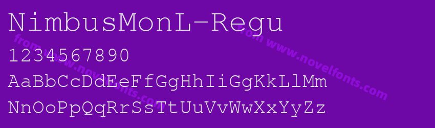 NimbusMonL-ReguPreview