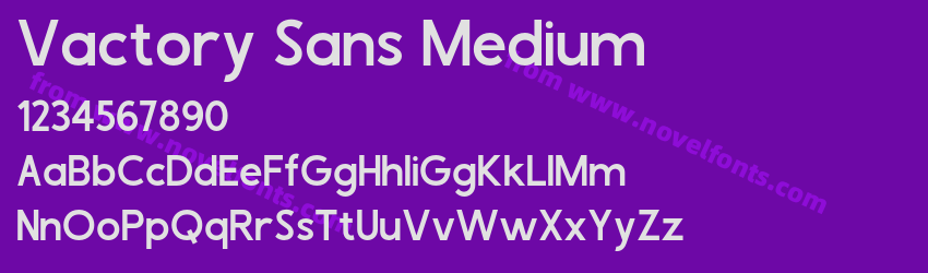 Vactory Sans MediumPreview Vactory Sans MediumPreview